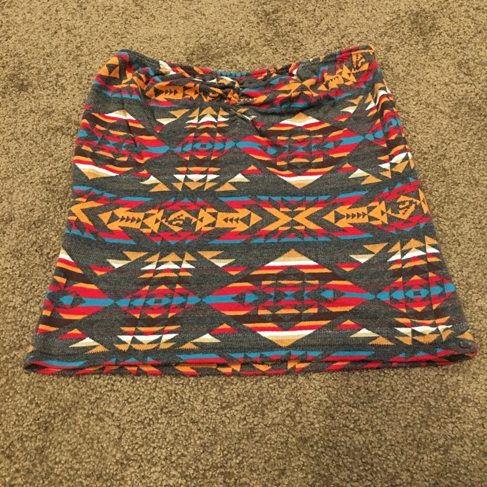 NWOT Aztec print Obey tube top